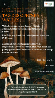 Tag des offenen Waldes Waldkindergarten Rothtalfüchse